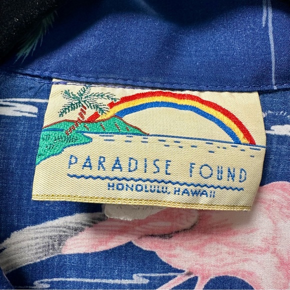 Paradise Found vintage authentic Hawaiian shirt, made in Hawaii - Picture 3 of 5